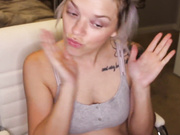onlyfansjess sexy blond with cute pregnant belly 4
