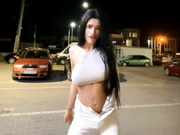 ShirleyBax horny in the street Part 1