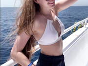Lindsicutie photo shot on a yacht