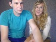 beautiful blonde wife spreads legs fingers perfect puss