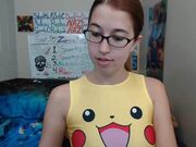 alexxxcoal - skinny, teen, glasses, pokemon