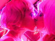 Barbie meets Lola (ASMR lesbian kissing)