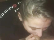 Romanian teen girl swallowing all the dick