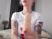 Alysa Fabulius tits and dildo tease