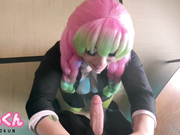 momokun cosplay blowjob