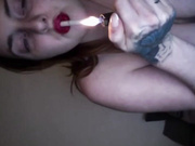 Smoking fetish webcam