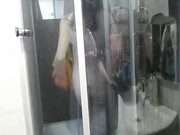 nika_konovalova getting into the shower naked 7.18.22