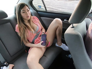 Ashley Aoki MV McDonald's DriveThru Car Masturbation